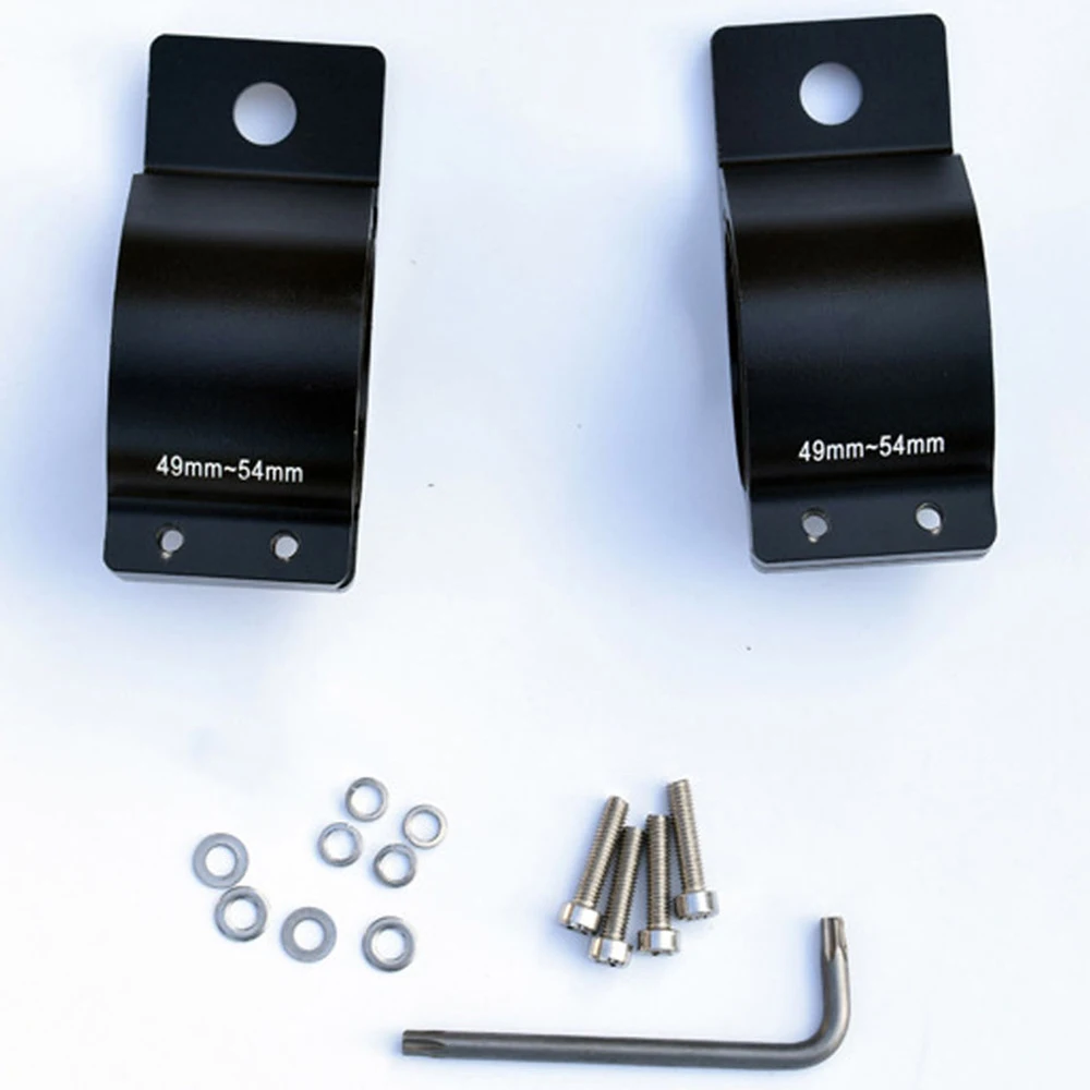 49-54mm Motorcycle Fog Clamp Turn Signal Light Mount Holder Bracket Support Fog Light Headlight Mayitr