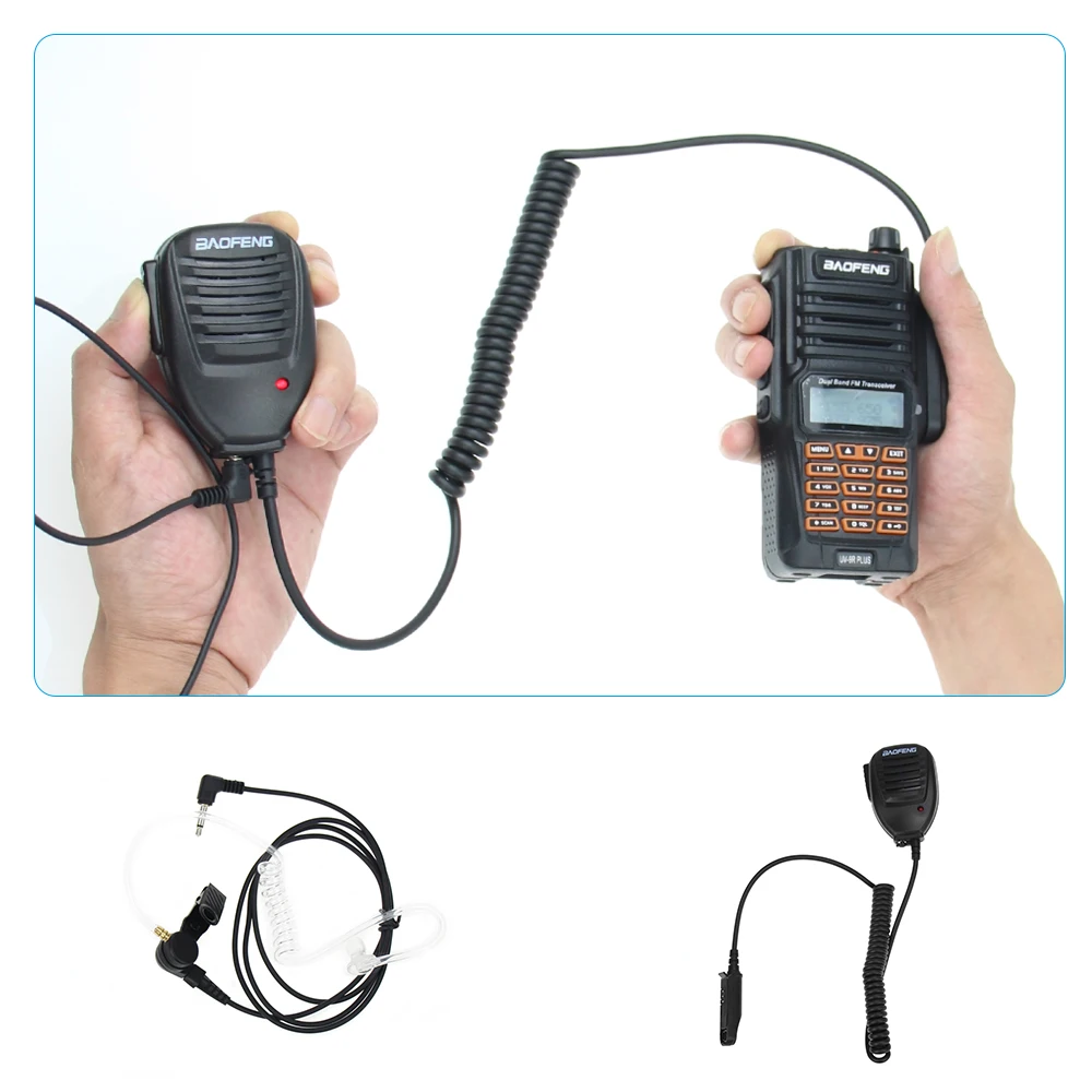 Baofeng UV-9R динамик микрофон портативный радио водонепроницаемый Walkie Talkie ручной микрофон PTT для Baofeng UV-9R Plus A58