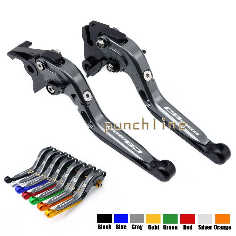 

LOGO CB1300 For HONDA CB1300 CB 1300 CB1300SF 2005-2013 Motorcycle Accessories Folding Extendable Brake Clutch Levers 20 Colors