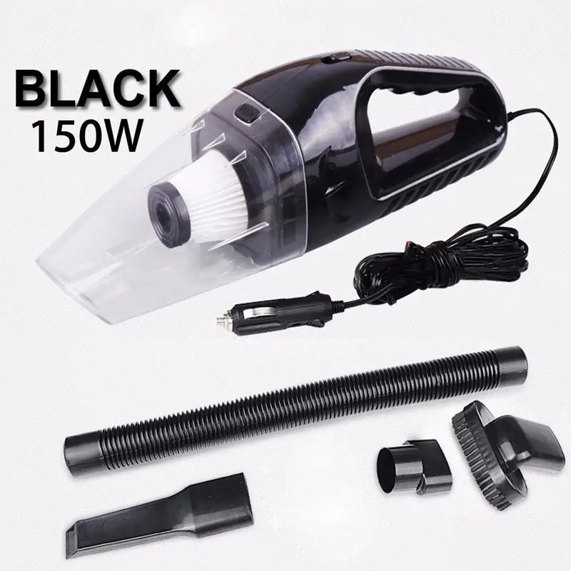 Black Dirt Hot Cyclonic Duster Portable Vacuum Wet/dry Car 150w Handheld Hand-held - Цвет: Black