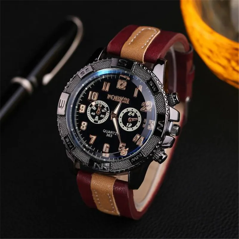 Mens watches top brand luxury Analog Quartz watch bands strap Sport Wrist Dress Watch Casual Wristwatch relojes hombre M16 (6)