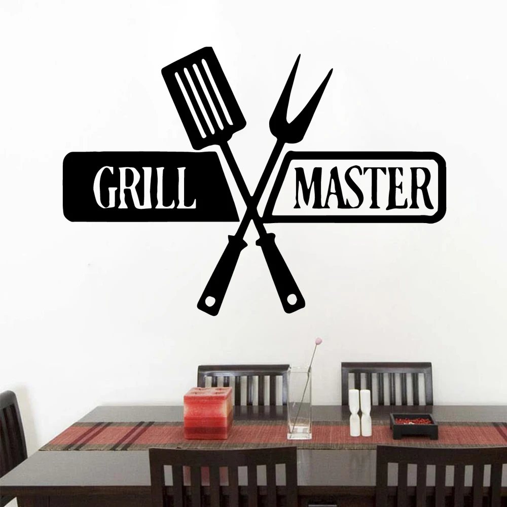 

Beauty grill master Wall Sticker Removable Wall Stickers Diy Wallpaper Nursery Room Decor Wall Sticker For Kitchen
