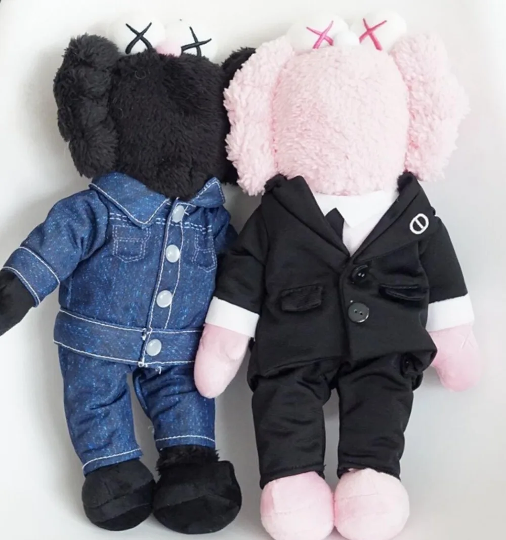 

KAWS Art Toys BFF Street Art 30cm Sesame Street Suit Plush Doll Decoration boy's gift