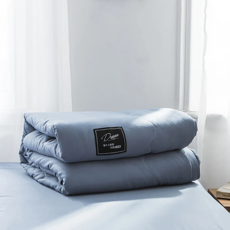 Summer Comforter Throw Blanket Machine Washable The Night Ensuring Comfortable Sleep Wash Cotton Thin Quilt Summer Lightweight