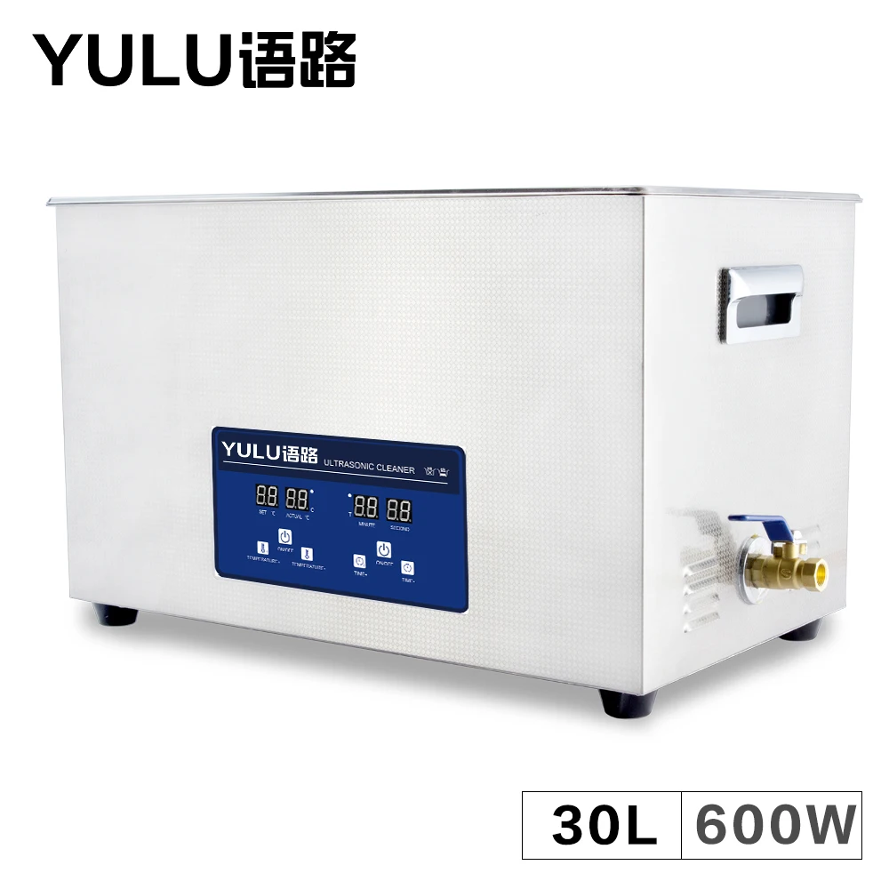 

Digital Ultrasonic Cleaner 30L Bath Circuit Board Auto Parts Mold Lab Instrument Time Heater Tank Ultrasound Washing Machine