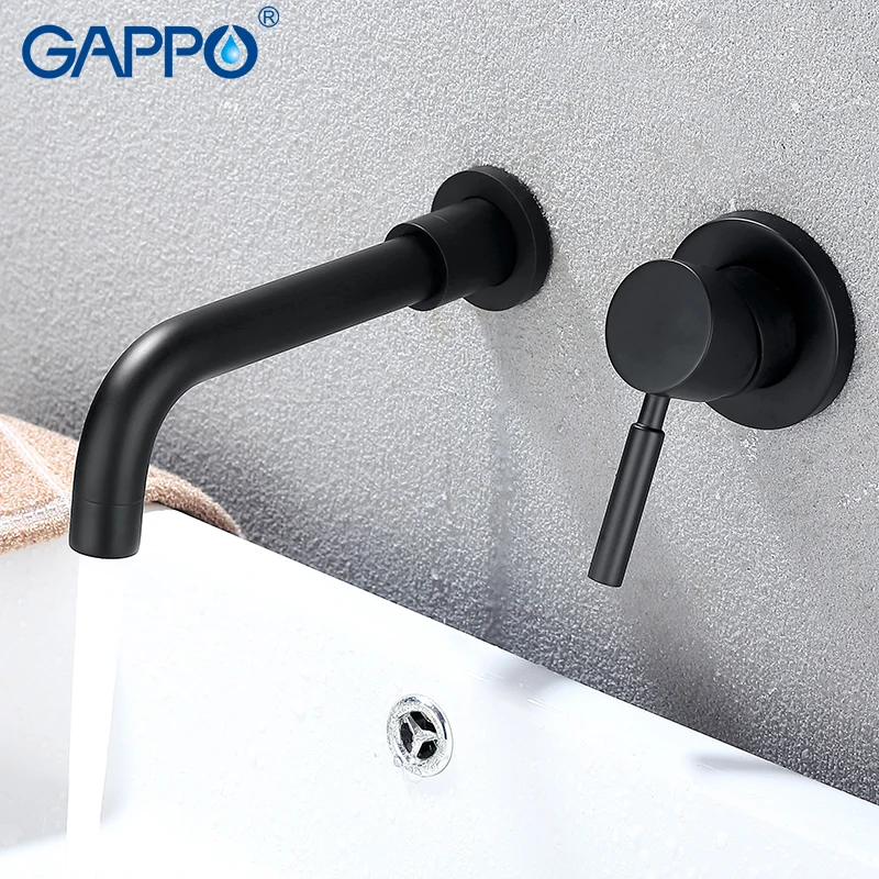 GAPPO basin Faucets black bath water mixer taps bathroom waterfall