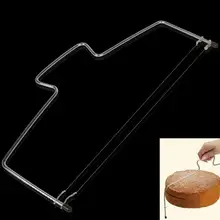 DHL ИЛИ EMS 100 шт. Нержавеющая сталь Регулируемый Провода Торт Тесак Leveler ломтики торт резец инструмент