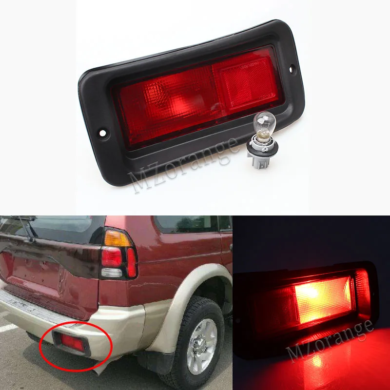 New Pair Tail Rear Bumper Light Lamp Set Kit For Mitsubishi Pajero