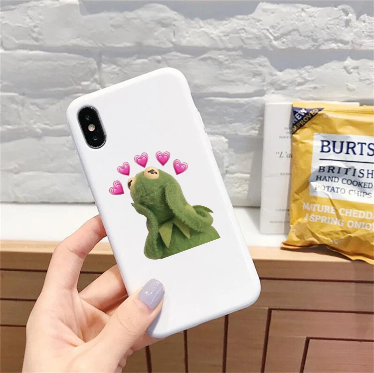 Kermit Meme Мягкий силиконовый чехол для телефона для iphone 6/6 S, 6 Plus/6 S Plus, 7/8, 7 Plus/8 Plus, X, XS, XR, XSMax 11pro - Цвет: BHSR-22038