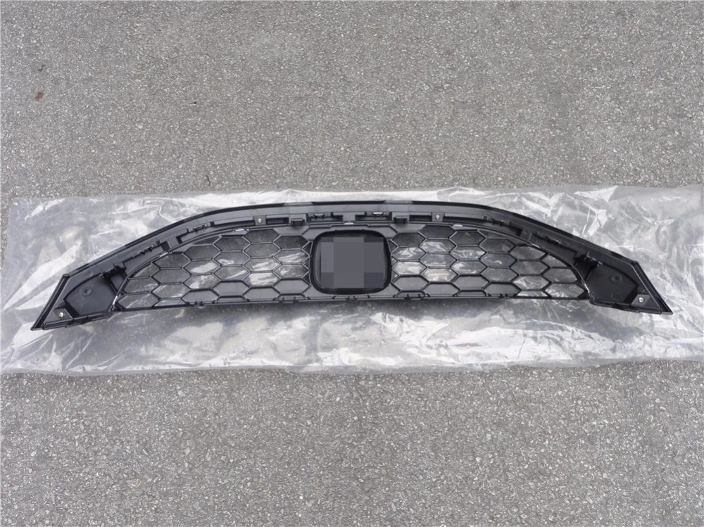 1 шт. Автомобильная Передняя хромированная верхняя сетчатая решетка радиатора гриль сотовый для Honda Civic Sedan 2013