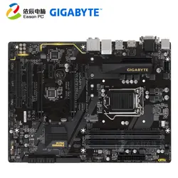 GIGABYTE GA-B250-HD3 рабочего Материнская плата LGA1151 i3 i5 i7 DDR4 USB3.0 64G блок питания ATX