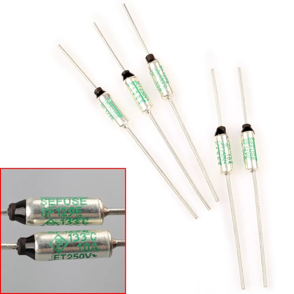 10 Stück RY TF Thermosicherung – 133°C, AC 250V Produktbild-Vorschau 2