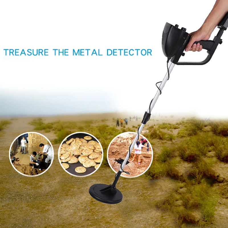 

Extendable Metal Detector Treasure Hunting Gold Coins Jewelry Searching Finder