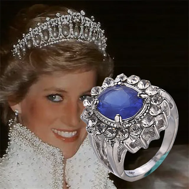 2016 fashion imitation diamond jewelry wedding ring british royal princess kate ring prince william sapphire ring - Princess Kate Wedding Ring 2016 fashion imitation diamond jewelry wedding ring british royal princess kate ring prince william sapphire ring - Princess Kate Wedding Ring
