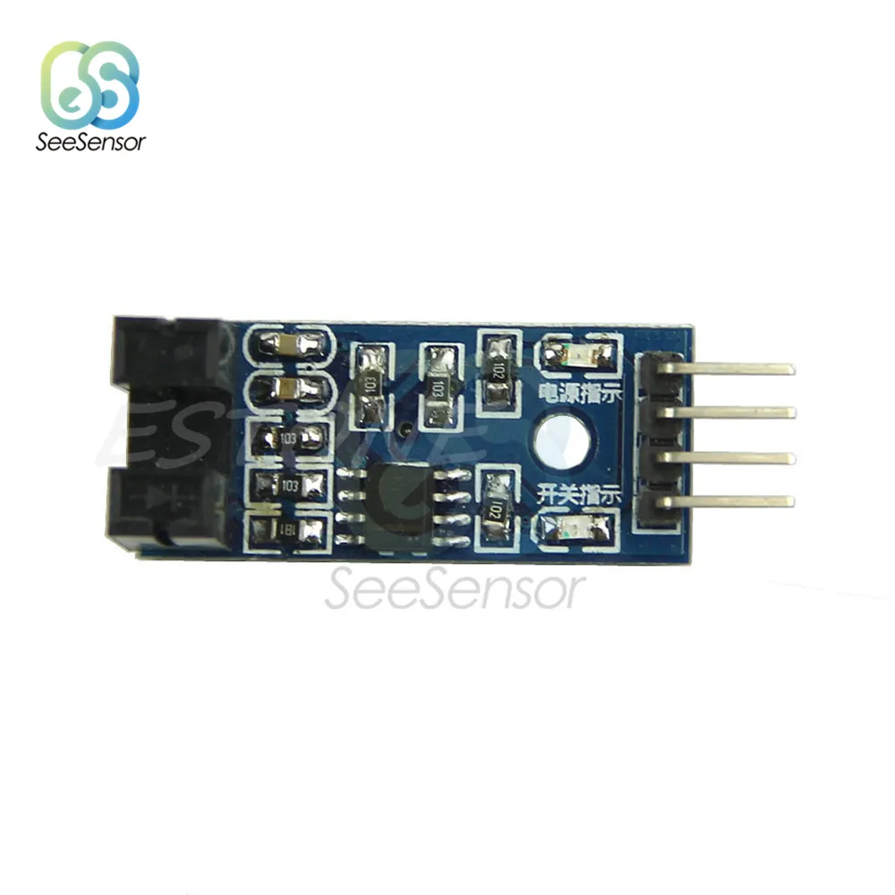 Паз оптопара Сенсор слот-тип ИК оптрон модуль датчика скорости LM393 для Arduino 3,3 V-5 V Реле подключения и звуковой модуль