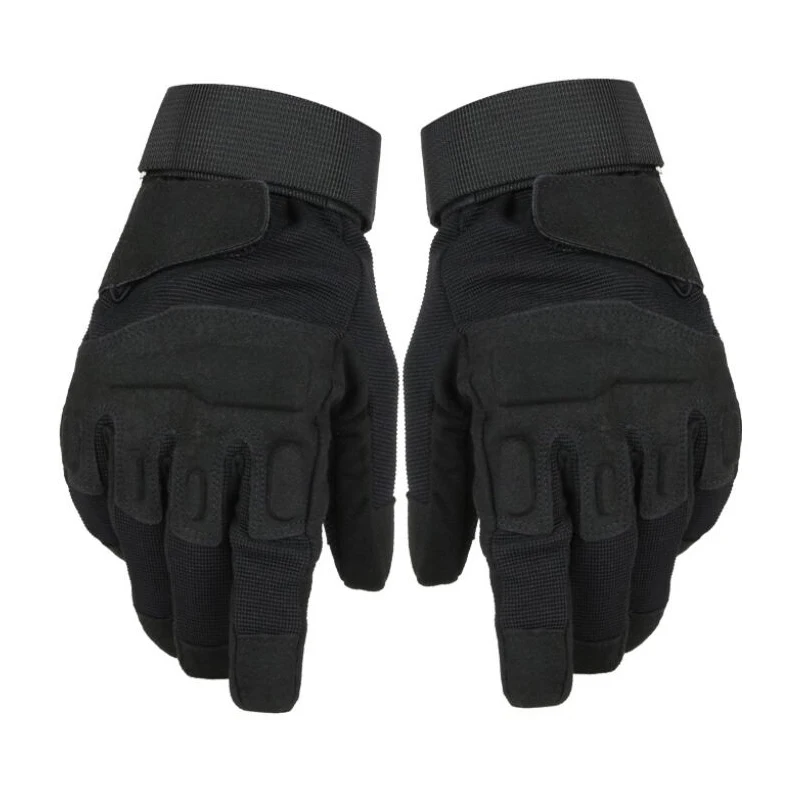 Outdoor Men Adventure Army Gloves Full Finger Military Police Safety Anti-Slippery Leather Wear-Resistant Tactical-Gloves M-XL
