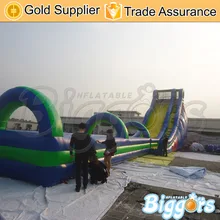 Free Shipping Giant Inflatable Slip And Slide Fun Inflatable Slip n Slide The City Water Park For Kids And Adult