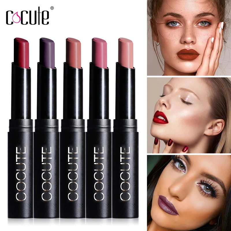 Cocute 15 Colors Lip Stick Moisturizer Lipsticks Waterproof Long-lasting Easy...