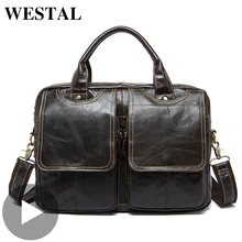 Westal почтальона рабочая деловая офисная дипломат мессенджер из портфель кожаная сумка а4 мужская женский мужчина женская натуральная кожа для ноутбука документов с ручкой работы через плечо сумочка коричневая чёрный