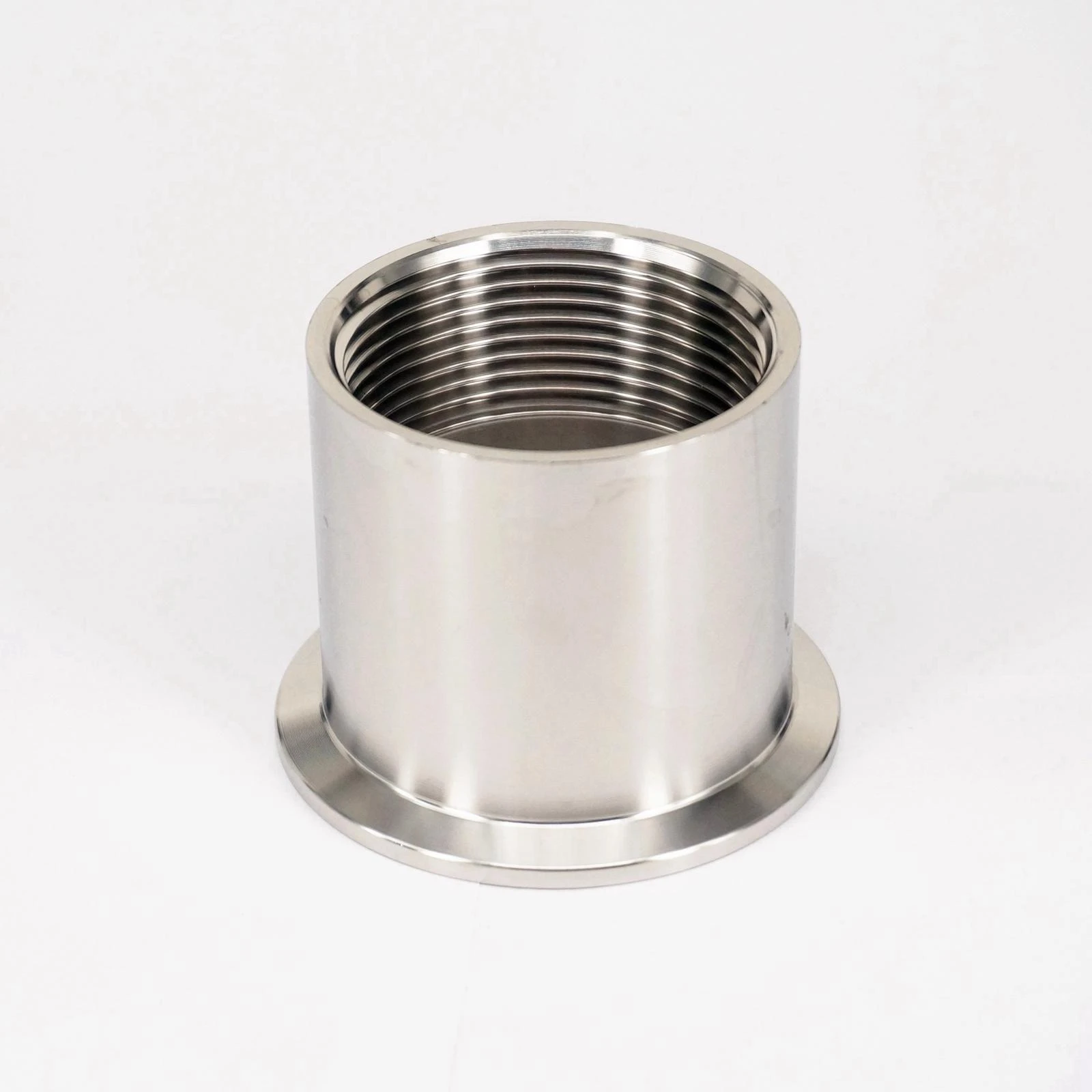 2 BSPT Female x 2.5 Tri Clamp 304 Stainless Steel Sanitary Ferrule Clamp Pipe Fitting Connector 