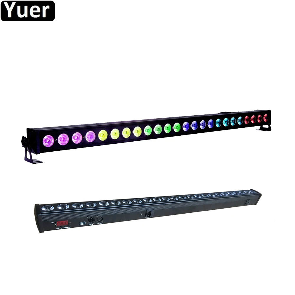 24x4W светодиодный светильник для мытья стен 80W RGBW 4IN1 Par лампа вечерние DJ