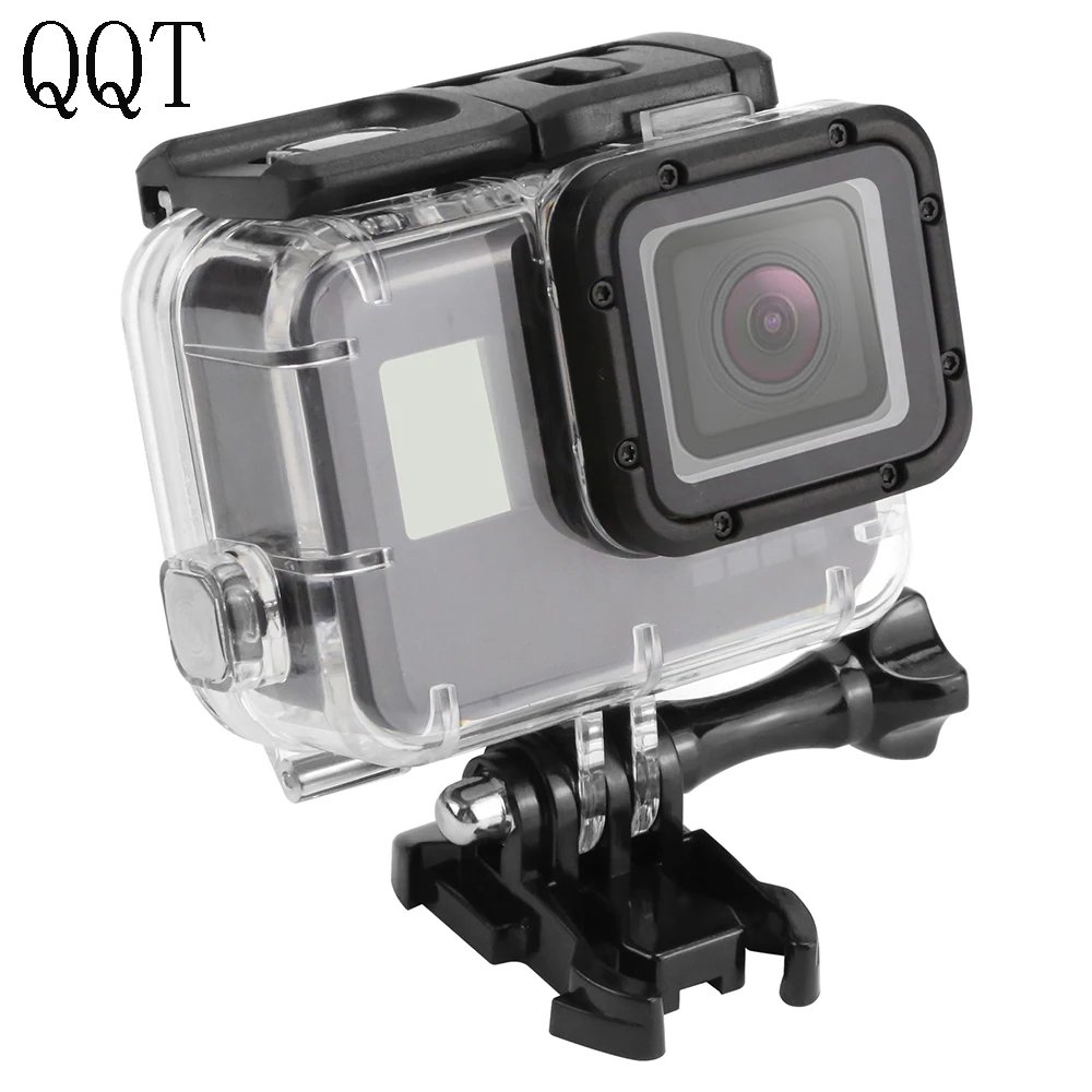 

QQT For GoPro Hero5 Hero6 45 M Waterproof Case Gopro Underwater Shell Shell Housing For Go Pro Hero 5/6 Black Accessories