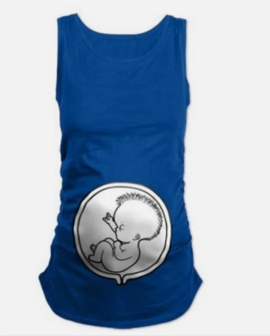 Godier Pregnant Women Costume Summer Funny Pregnancy Cotton Vest Shirts Casual Sleeveless Tees Tops Plus Size Maternity Clothes Godier Pregnant Women Costume Summer Funny Pregnancy Cotton Vest Shirts Casual Sleeveless Tees Tops Plus Size Maternity Clothes