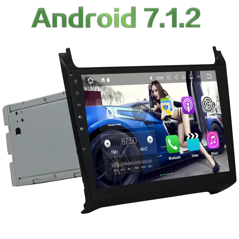 Quad Core 2GB RAM 16GB ROM Android 7 1 2 Stereo Bluetooth HD 10 1 Touch