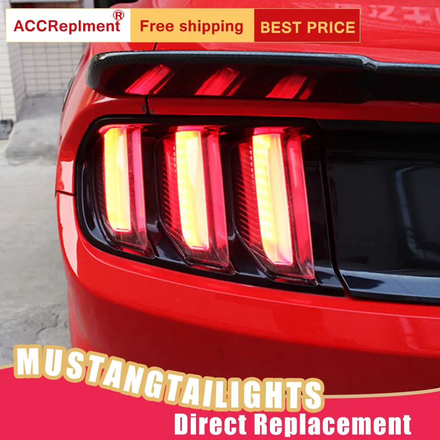Новый светодиодный фонарь светильник s в сборе для Ford Mustang 2015 2019 задний стоп