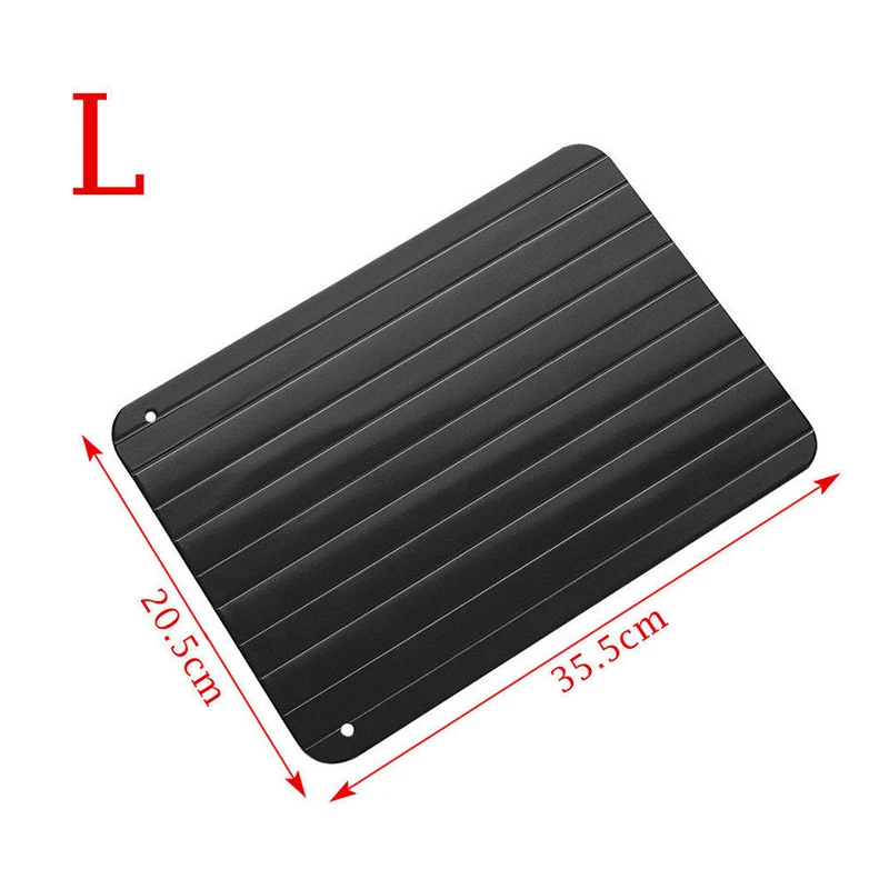 Frozen Food Aluminum Defrost Tray Metal Plate Defrosting Tray Safe Fast Thawing Frozen Meat Defrost Kitchen Gadget Tool