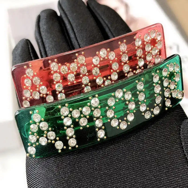 女性の手紙アムール樹脂ヘアピンネット赤スター同じヘアクリップジュエリー Hair Jewelry Aliexpress