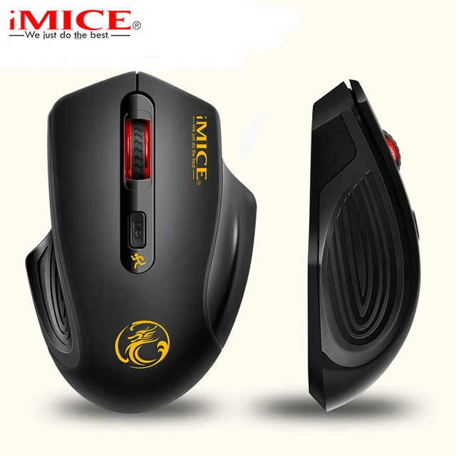 Best Price Ergonomics 2.4GHz Wireless Mouse USB 3.0 Receiver Optical Computer Mouse Power Saving Design Cordless Gaming Mice For PC Laptop
