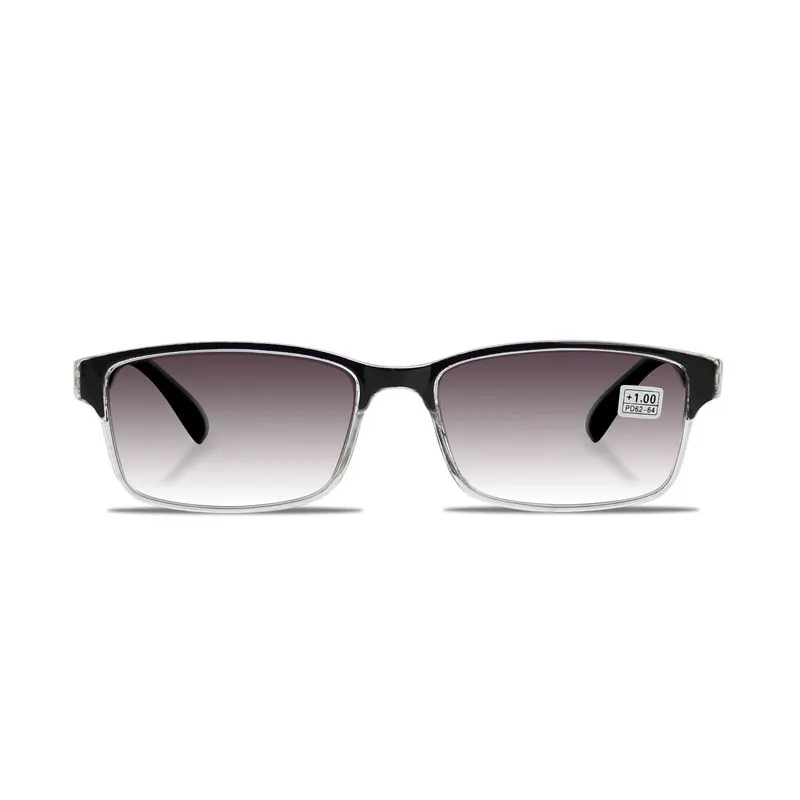 

Men Reading Glasses For Sight Gradient Grey Lens Anti UV400 Glass Spectacles Gafas Lectura Retro +1 +1.25 +1.75 2 2.25 Wholesale