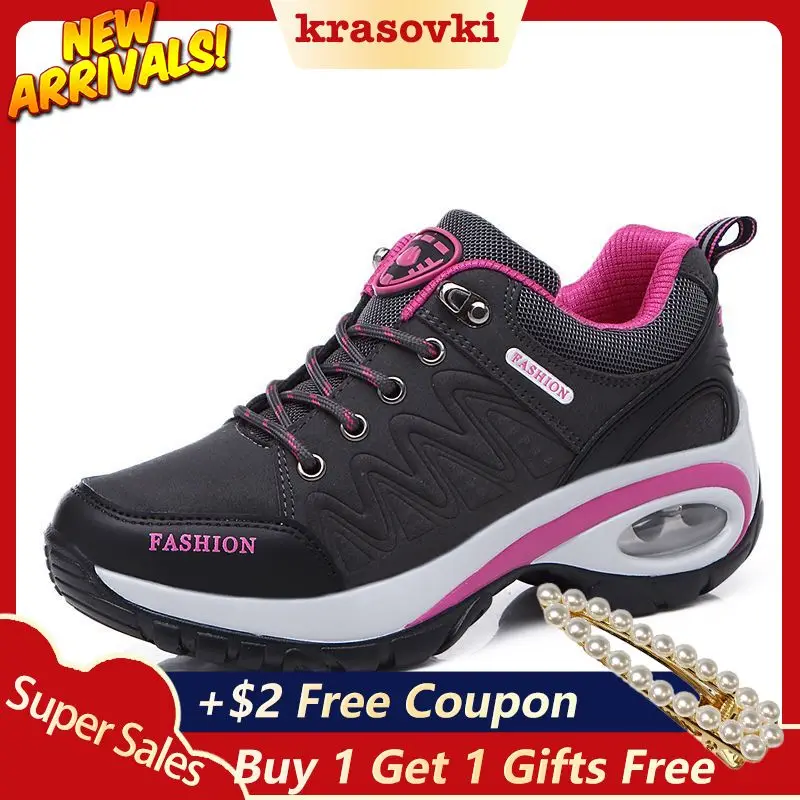 

Krasovki Spring Autumn Platform Shoes Winter Ladies Female Slip on Creepers moccasins Suede Loafers new sneakers For Women