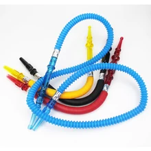 Складной шланг Shisha с акриловыми наконечниками для рта Nargile Sheesha Narguile Chicha портативный кальян наргиле шланги трубы длиной 1,8-2 м