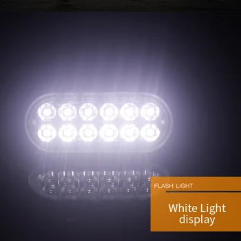 

Ultra-Slim LED 36W Lights 12V-24V 12 LED Car Emergency Truck Side Strobe Warning Light Car Styling