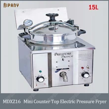 MDXZ16 mini countertop electric pressure fryer chips potato chicken deep fryer 15L stainless steel henny penny pressure fryer MDXZ16 mini countertop electric pressure fryer chips potato chicken deep fryer 15L stainless steel henny penny pressure fryer