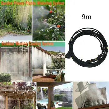 

Outdoor Misting Cooling System Garden Irrigation Water Mister NozzlesWatering Irrigation Automatic Watering Kits Drip Set @16