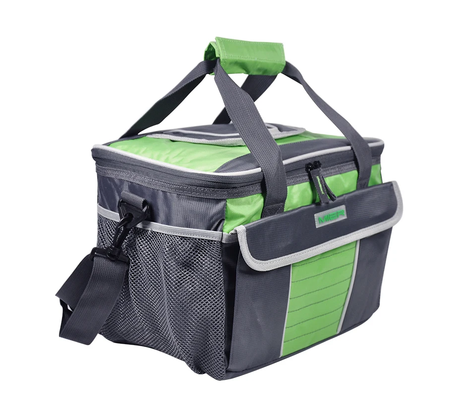 Fresco com Tampa de Acesso Térmico para Homem e Mulher Mier Vários Bolsos Piquenique Cooler Tote Macio Bolsa Rápido Grande Isolado Almoço 14 Esporte e Lazer