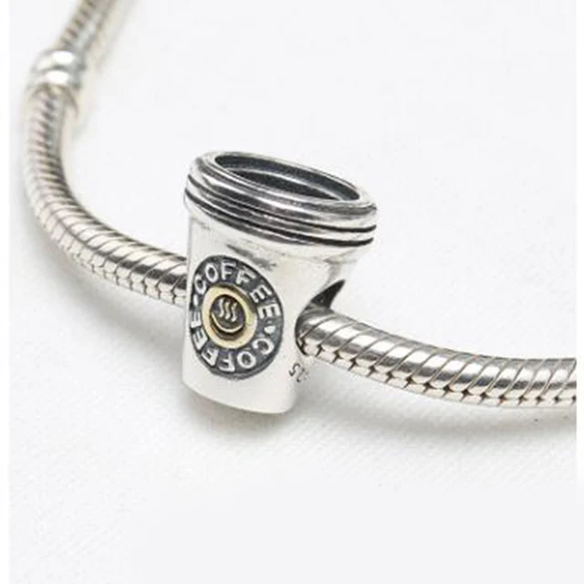 2017 New S925 Sterling Silver Charm Starbucks Coffee Fit 2017 New S925 Sterling Silver Charm Starbucks Coffee Fit Pandora Bracelet Las Or Gifts Support