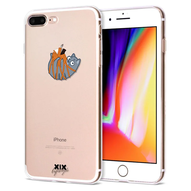 XIX чехол для iPhone 11 Pro Чехол 5 5S 6, 6 S, 7, 8plus X XS Max милый динозавр для чехла iPhone 7 чехол из мягкого ТПУ для iPhone XR чехол - Цвет: 17