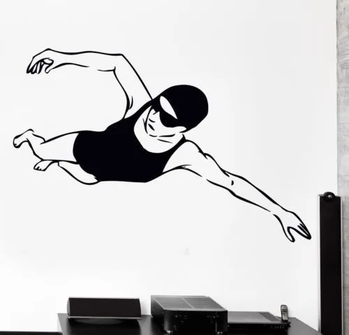 10 видов конструкций плавательные спортивные настенные наклейки для плавания