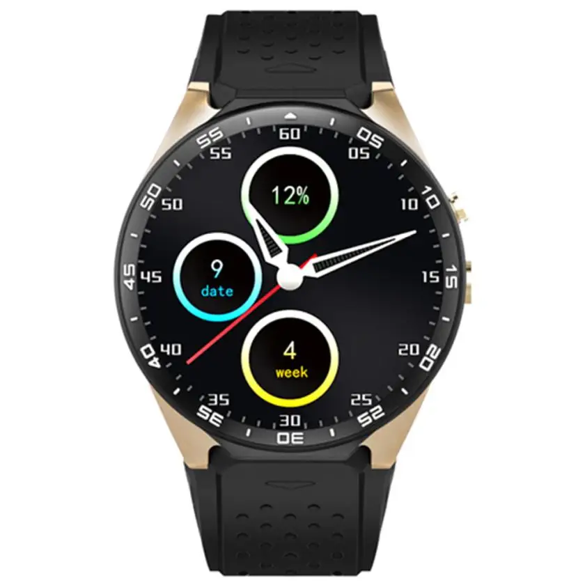 

SAKZNR Smart Watch Disc Quad-core GFT Weather Torecast WIFI Heart Rate Step Multi Languages Bluetooth WristWatch