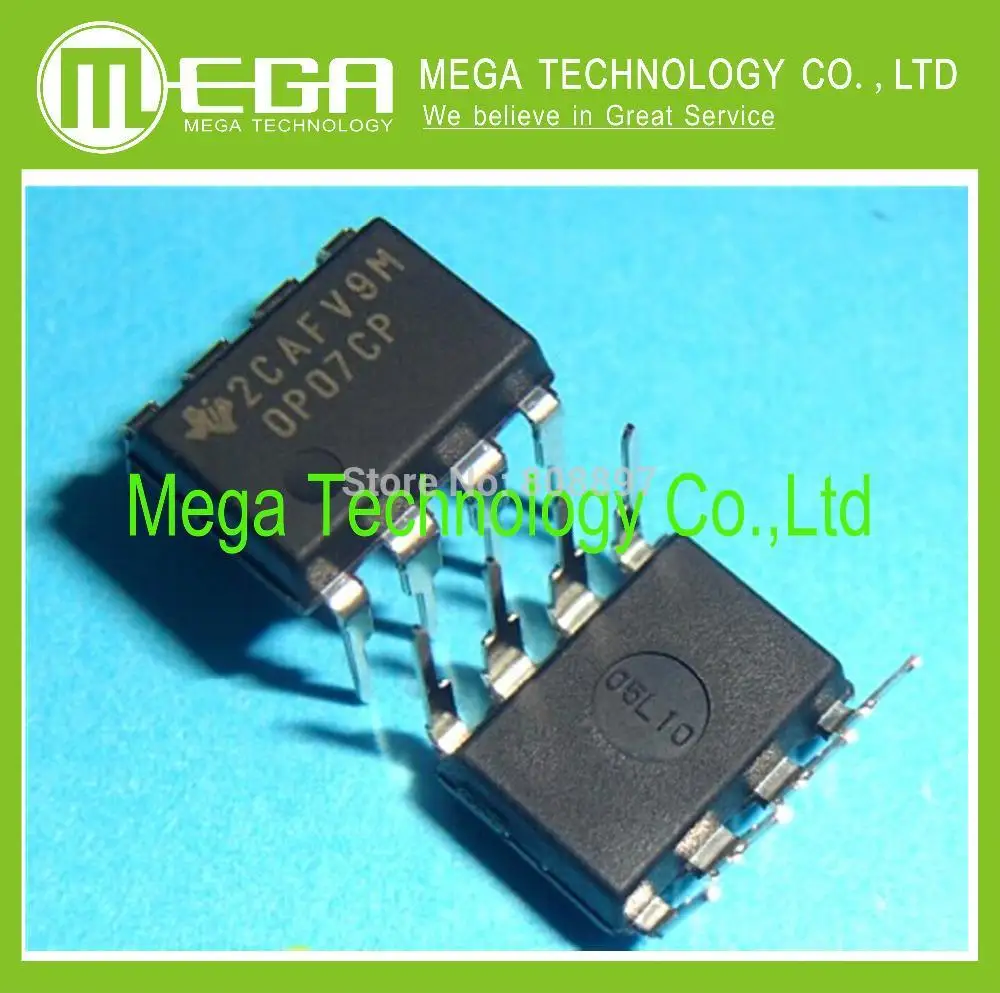 Free Shipping 20pcs OP07 OP07CP IC OP AMP Low Offset Voltage Operational Amplifiers DIP-8 | Электронные компоненты и