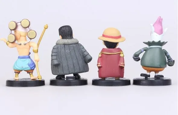 12ピース セット5センチワンピースルフィシャンクスバギーミニチュアアクションフィギュア日本アニメフィギュア置物子供のおもちゃ男の子用子供 Toys For Boys Japanese Animekids Toys For Boys Aliexpress