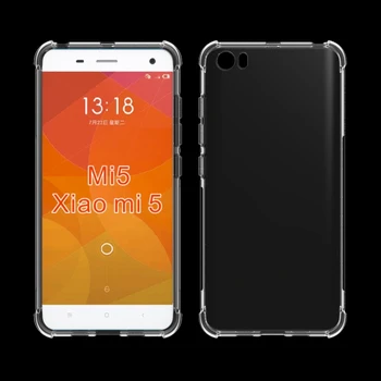 

Brand gligle Anti-knock soft TPU silicon case cover for Xiaomi Mi 5 / Mi5 case protective shell