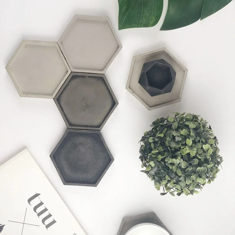 

Concrete Tray mold silicone Coaster Mold Plaster pallet mold Epoxy tray mould
