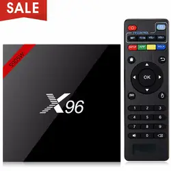X96W Smart tv box для android 7,1 2G 16G 1G 8G Поддержка Bluetooth Smart S905W 4 ядра H.265 4 K 2,4 ГГц Wi-Fi Media Player X96 мини