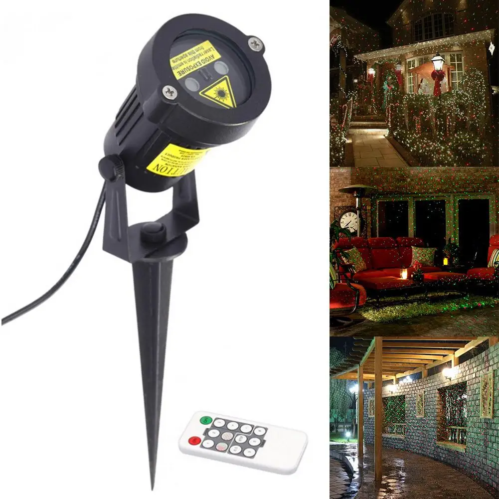 

Outdoor Lawn Light Sky Laser Garden Decoration Waterproof IP65 Christmas Laser Spotlight Light Star Projector Showers