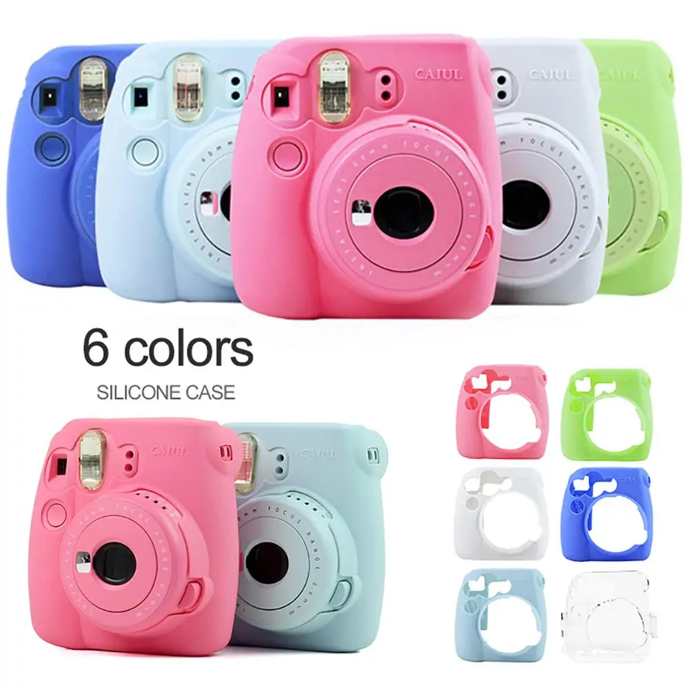 

Silicone Solid Color Camera Case Protective Cover for Polaroid Instax Mini 8 9